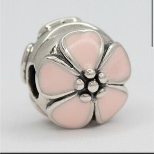 PANDORA Cherry Blossom Clip, Pink Enamel